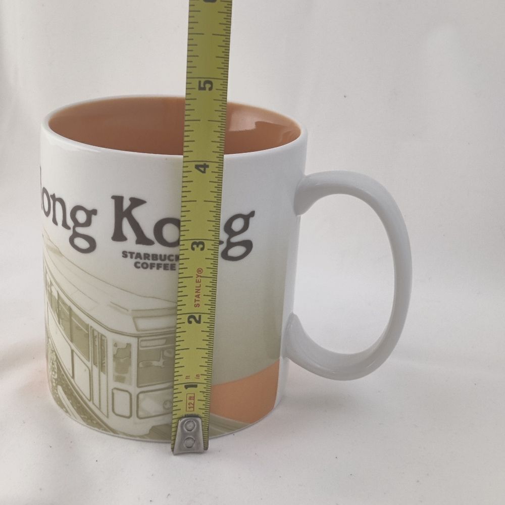 Starbucks Mug Hong Kong Vintage 2010 16 oz Orange Collector Series - Picture 9 of 11